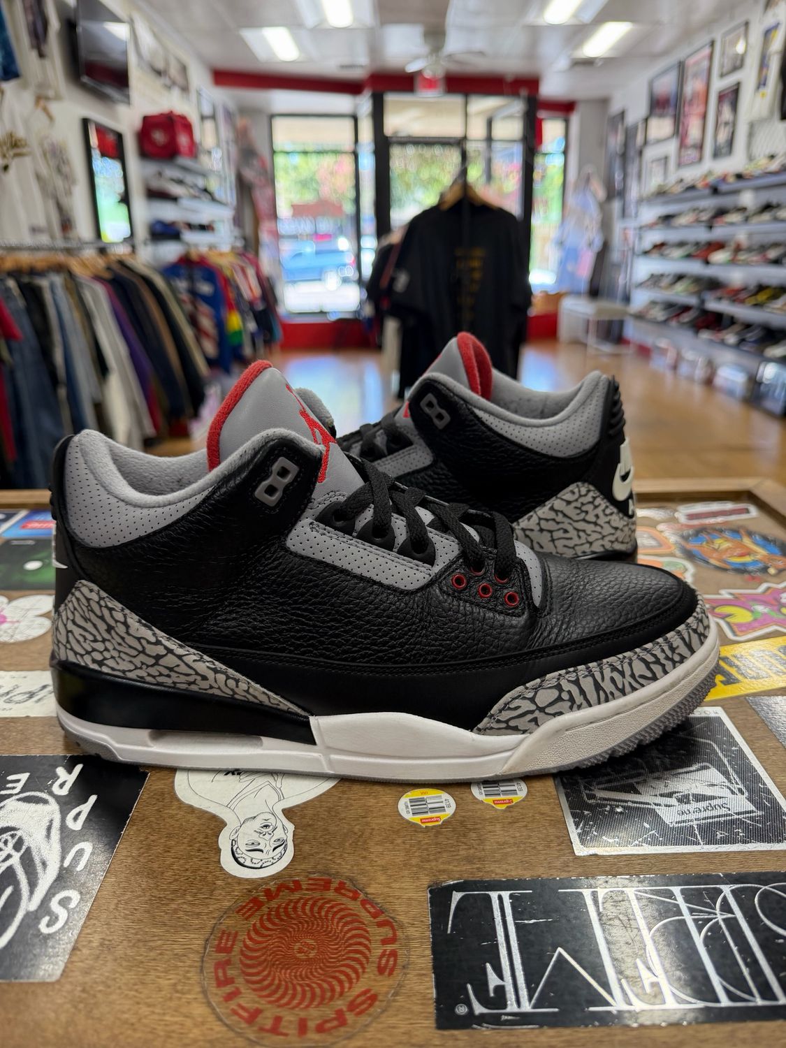Jordan 3 Retro Black Cement (2018) Size 10 (WORN NO BOX)