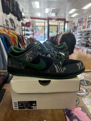 Pre-Owned Nike SB Dunk Low There Skateboards Size 10