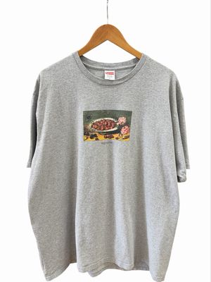 Supreme Strawberries Tee Heather Grey Size XL (WORN)