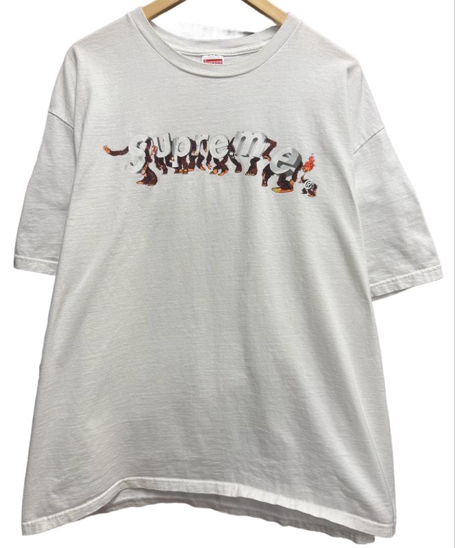 Pre Owned Supreme Apes Tee White SS23 Size 2XL