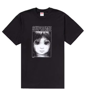 New Supreme Margaret Keane Teardrop Tee SS24 Size 2XL Black,White