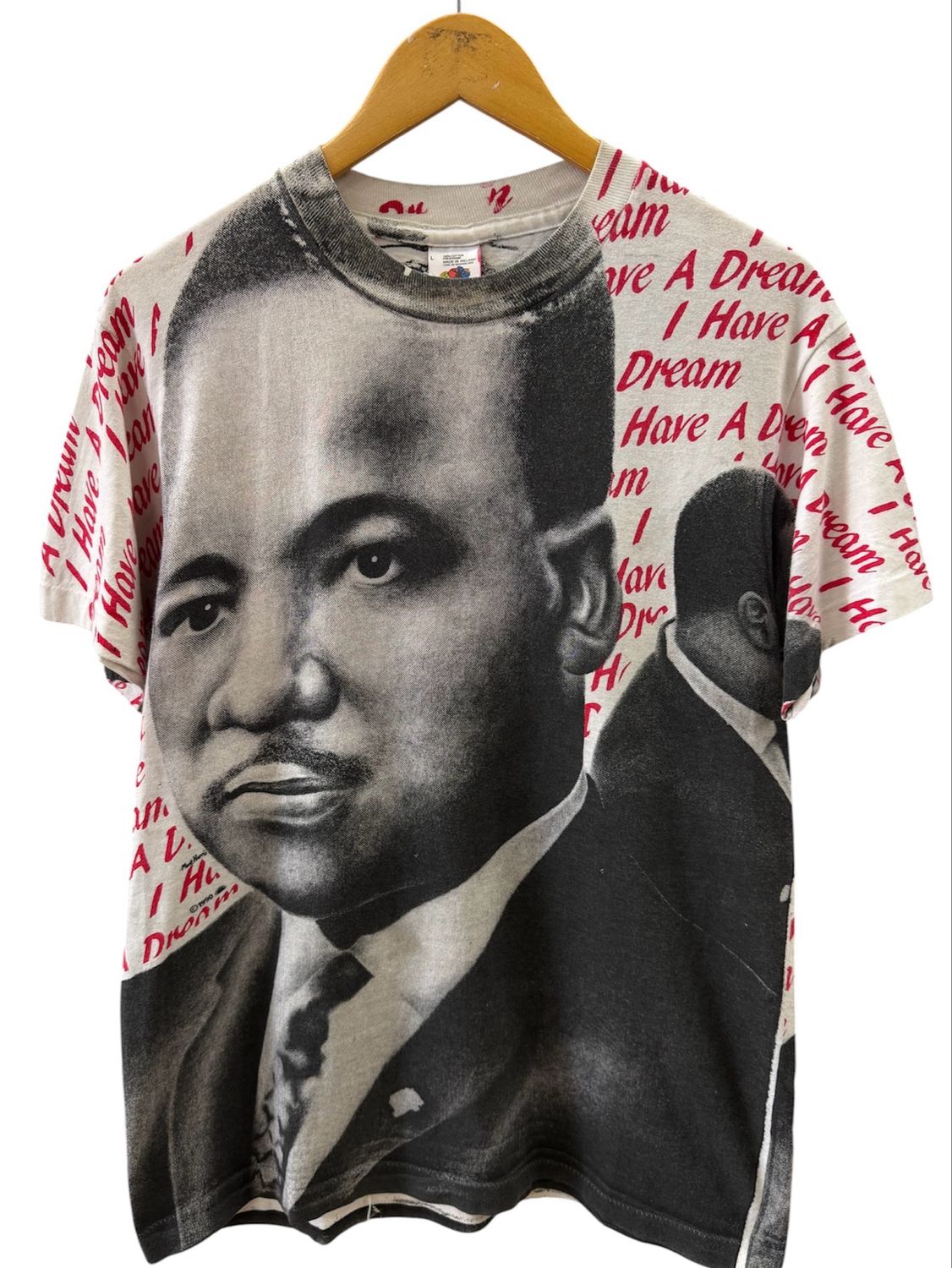 Vintage MLK AOP Tee Size Large