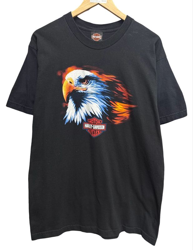 Early 00s Harley Davidson Carson City, Nevada Tee Size L