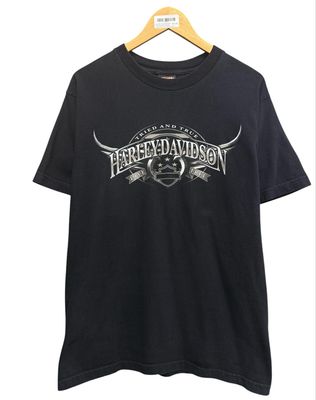 Early 00s Harley Davidson Grand Junction Colorado Tried & True Live Free Tee Size L