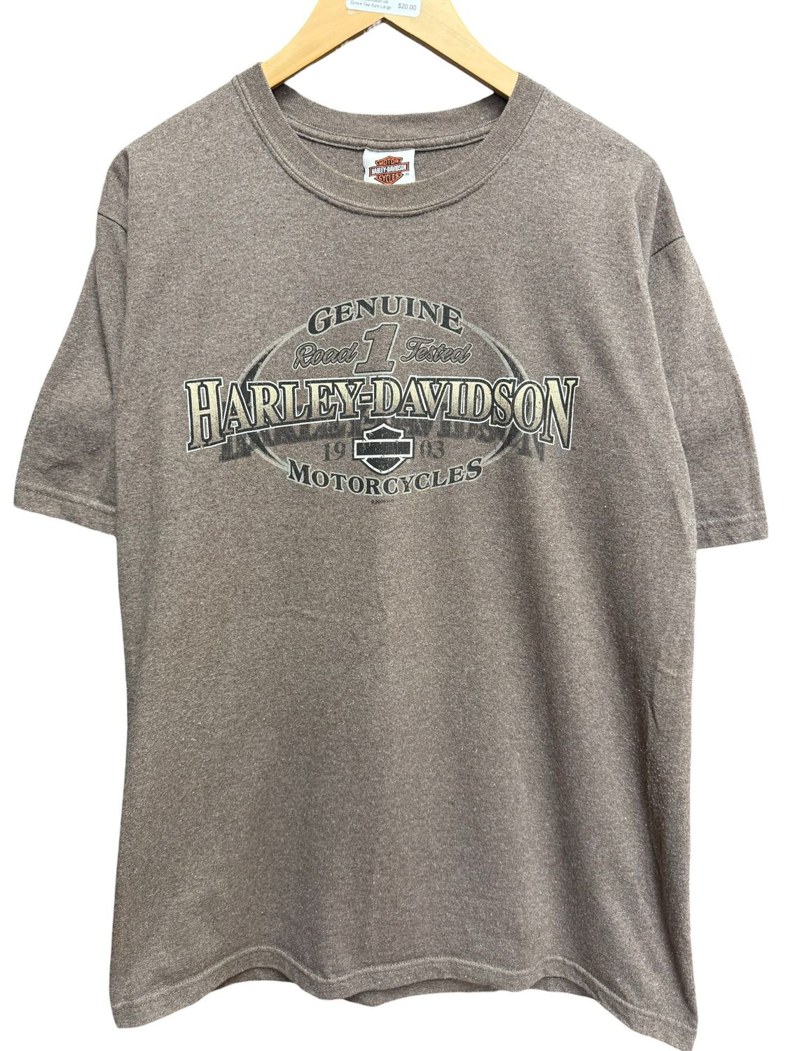 Harley Davidson elk Grove Tee Size Large