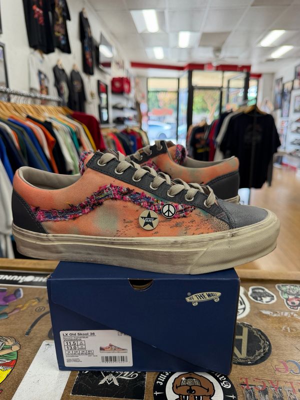 Vans Old Skool 36 LX Souvenir Asphalt Size 11.5 (WORN)