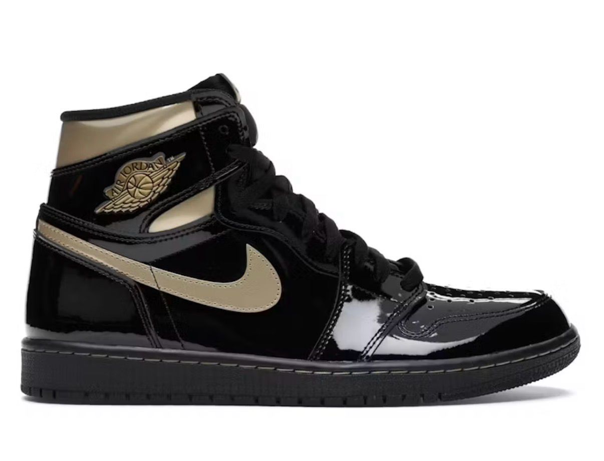 Jordan 1 Retro High Black Metallic Gold (2020) Size 11 (NEW)