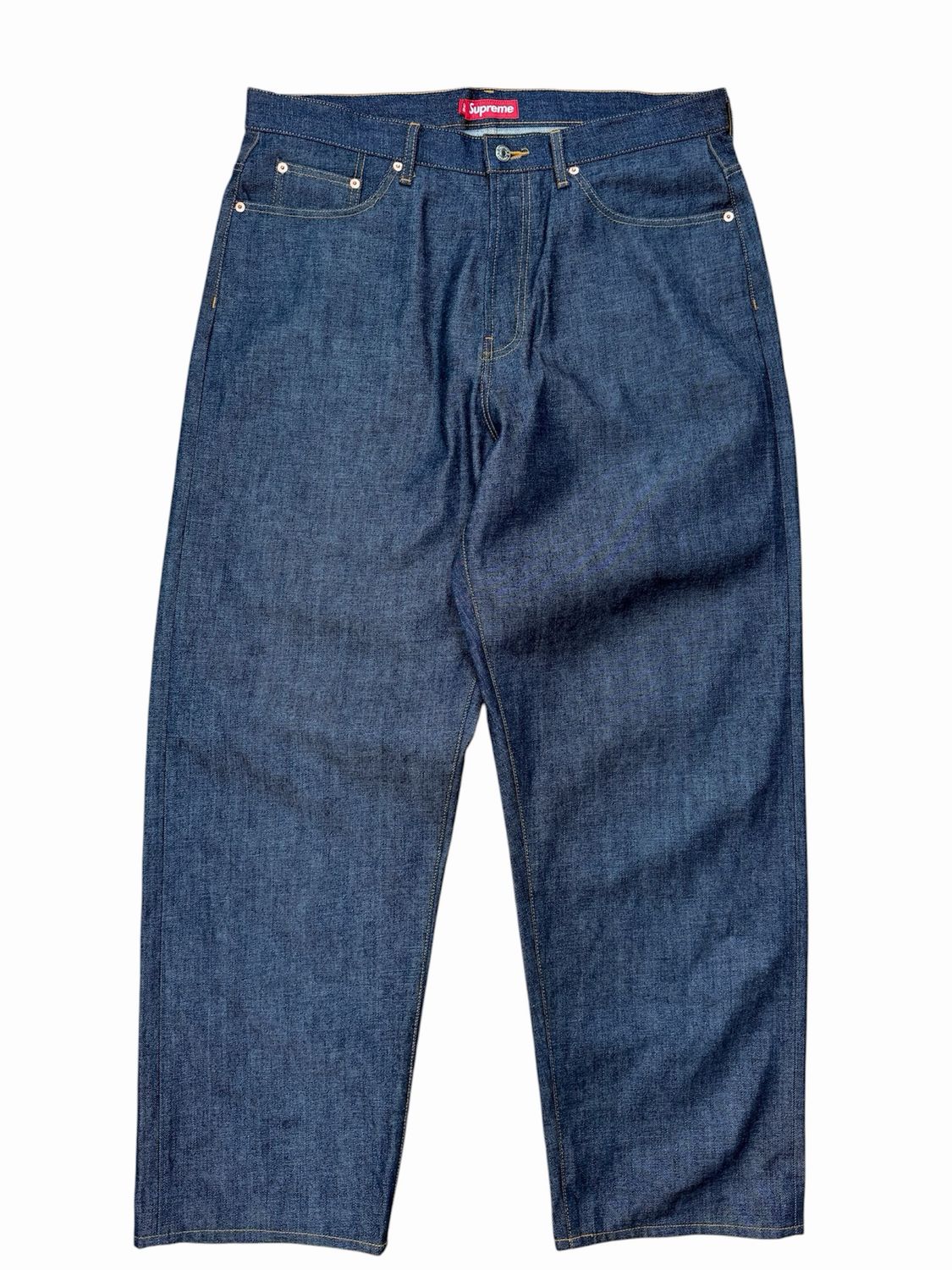Supreme Baggy Selvedge Jean (FW26) Rigid Indigo Size 36 (Pre-Owned)