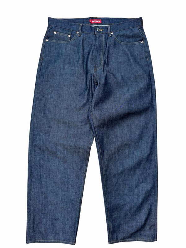 Supreme Baggy Selvedge Jean (FW26) Rigid Indigo Size 36 (Pre-Owned)