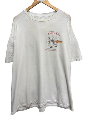 Vtg SF Off Shore Poker Run Tee Size 2XL 25x25