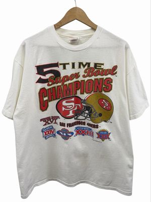 Vintage 1995 49er Five Time Champs Tee Size XL