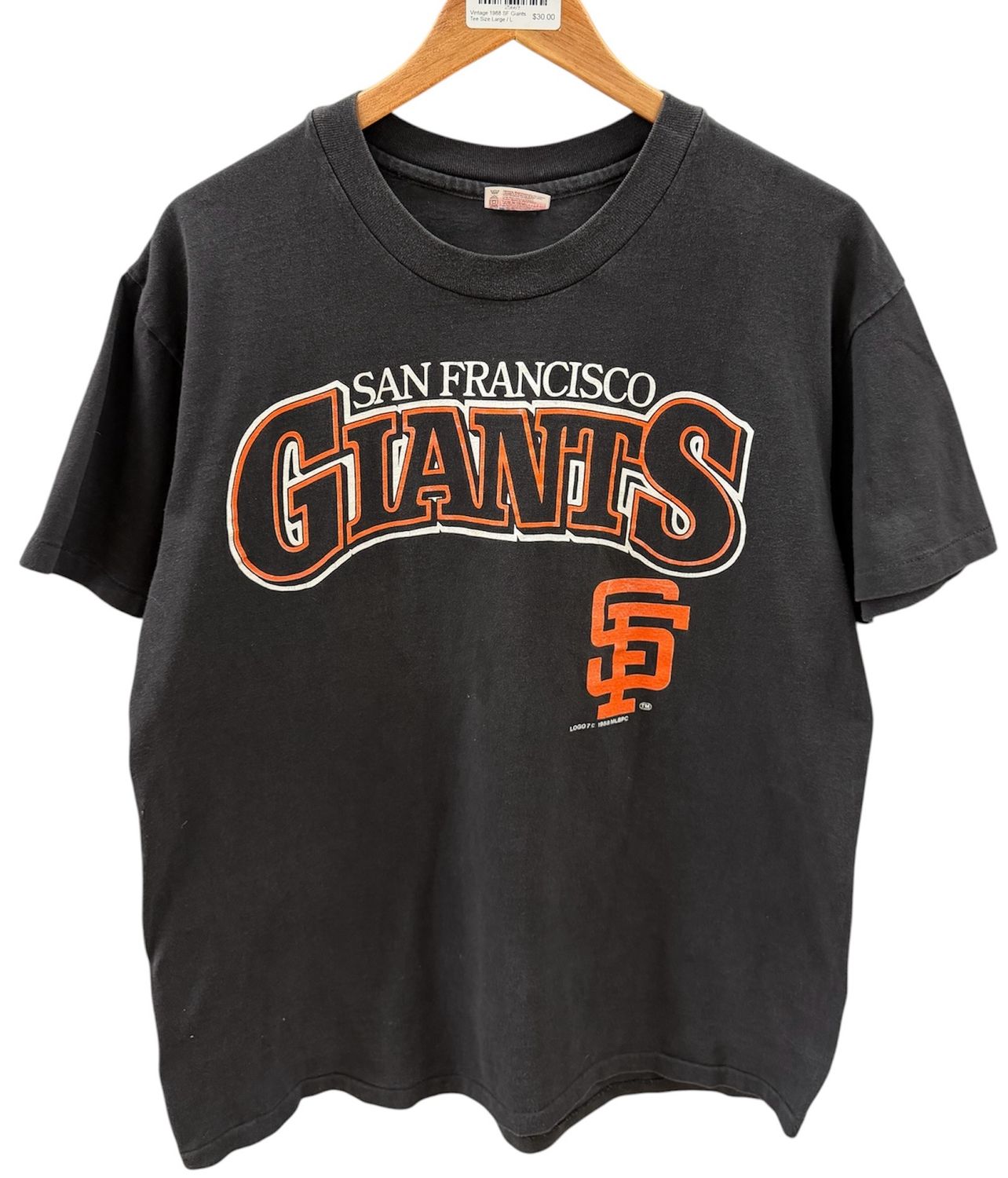 Vintage 1988 SF Giants Tee Size Large
