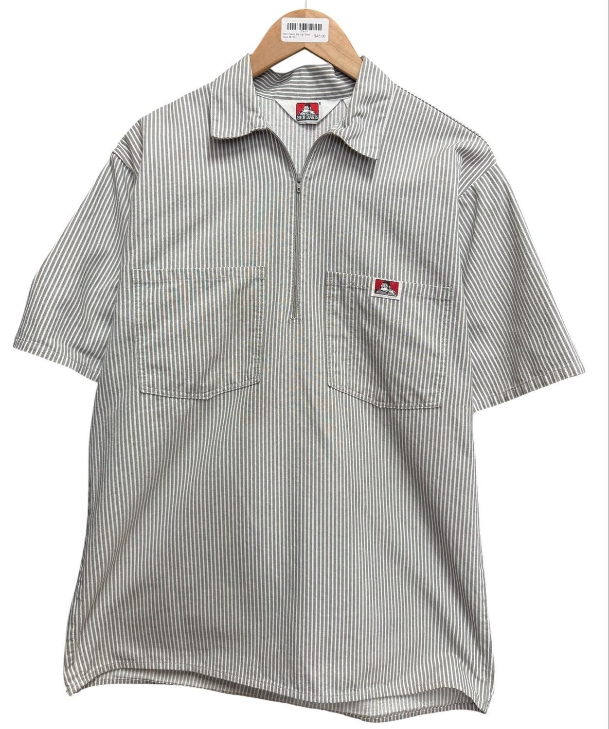 Ben Davis Zip-Up Shirt Size M