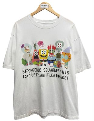 Pre Owned Uniqlo x CPFM Spongebob Squarepants UT Graphic II T-Shirt White Size XL