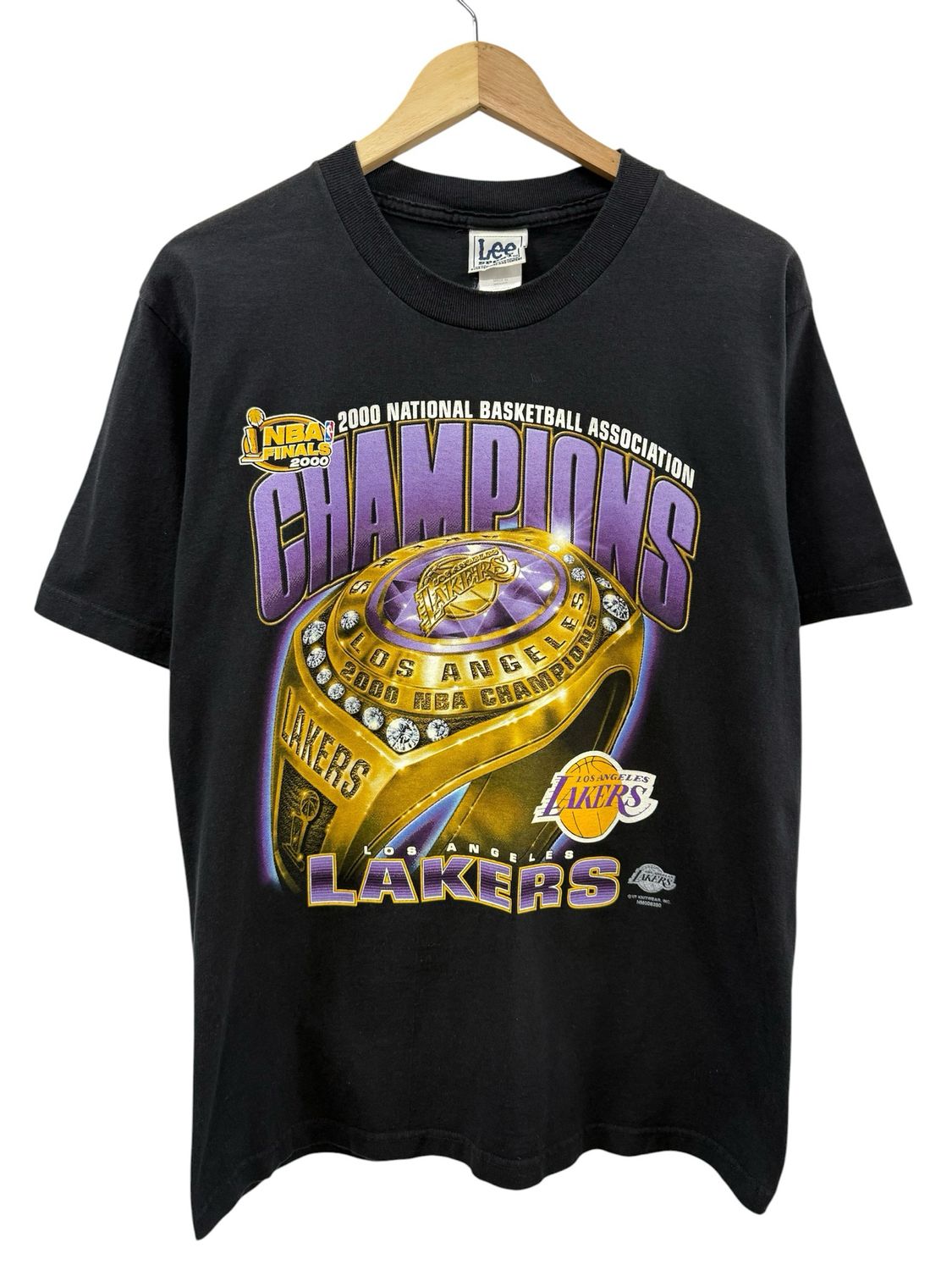 Pre Owned 2000 Lakers NBA Finals Champions Tee Size M