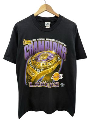 Pre Owned 2000 Lakers NBA Finals Champions Tee Size M