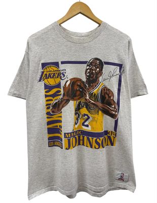 Vtg Nutmeg Lakers Magic Johnson Tee Size XL
