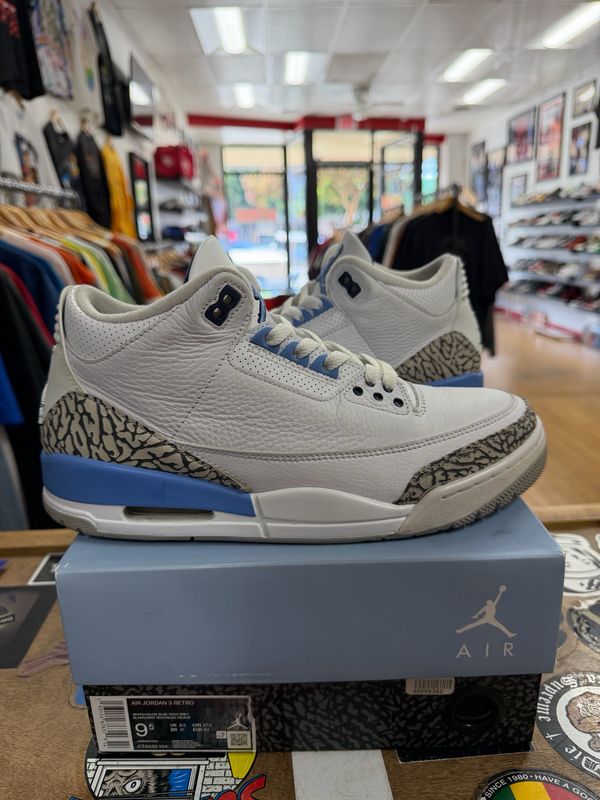 Jordan 3 Retro UNC (2020) Size 9.5 (Pre-owned)