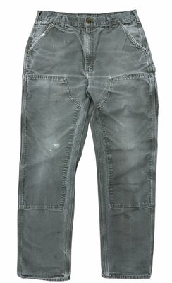 Vintage Carhartt Double Knees Olive Distressed 36x34