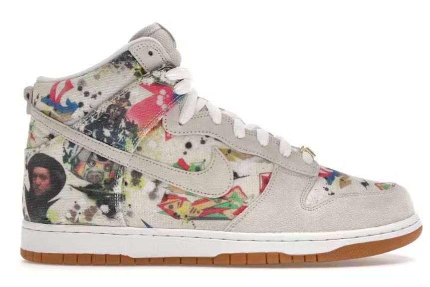 DS Nike SB Dunk High Supreme Rammellzee Size 10.5
