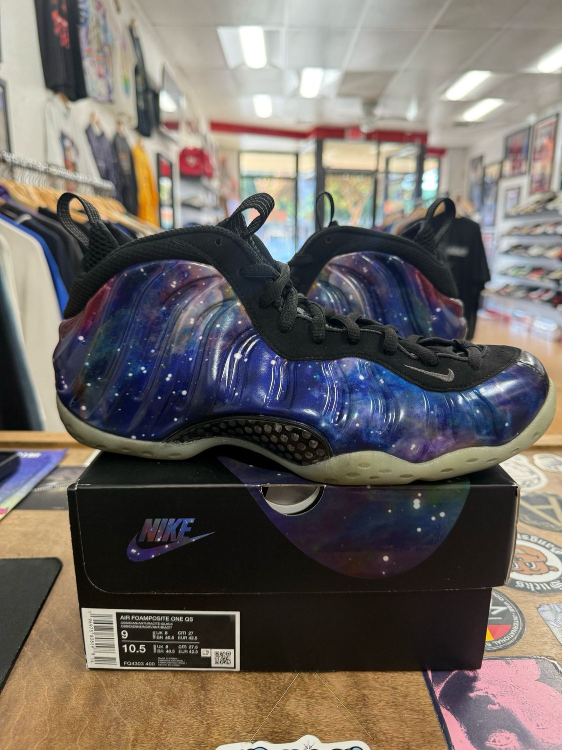 Pre Owned Nike Air Foamposite One Galaxy (2025) Size 9