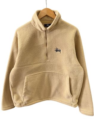Stussy Fleece Quarter Zip Size Small (Pre-owned)