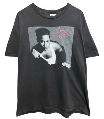 Vtg 90s Johnny Gill Tour Tee Size XL 22x30