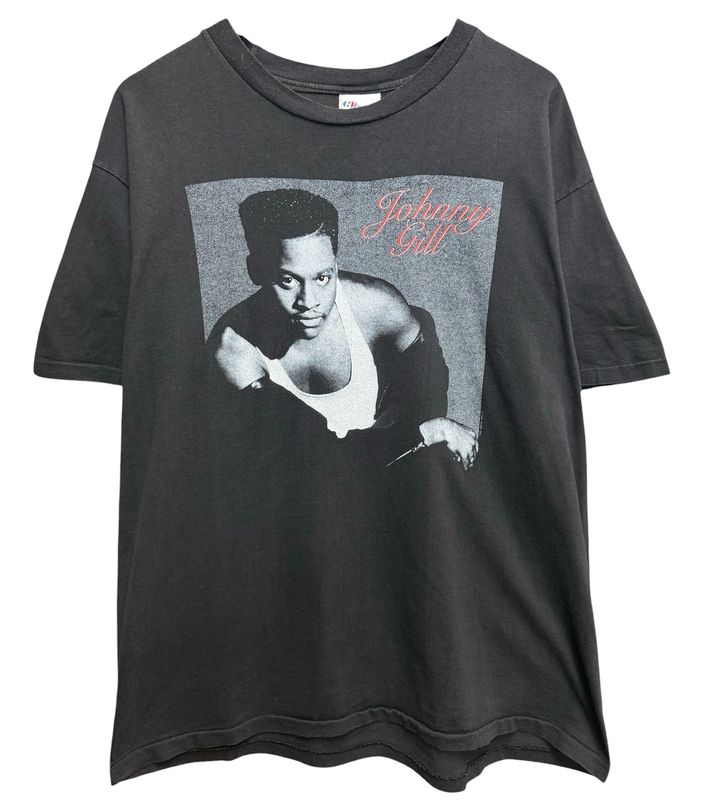 Vtg 90s Johnny Gill Tour Tee Size XL 22x30