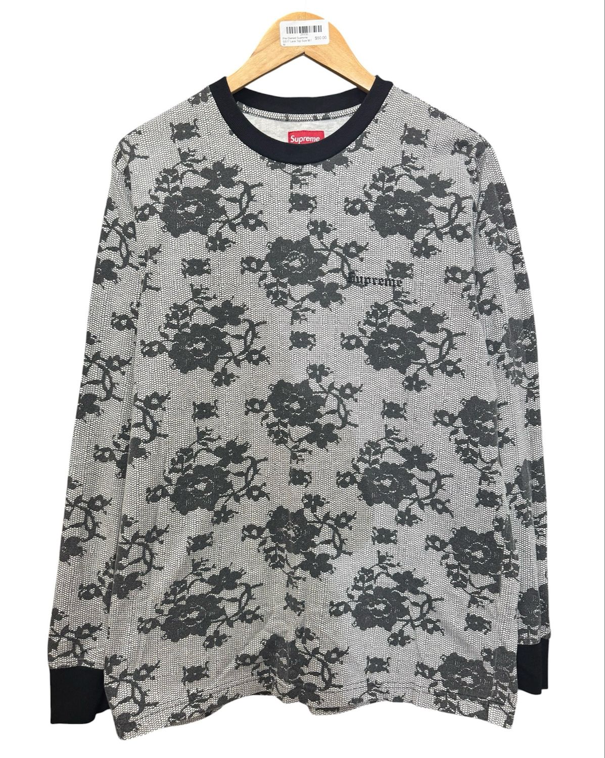 Pre Owned Supreme SS17 Lace Top Size M