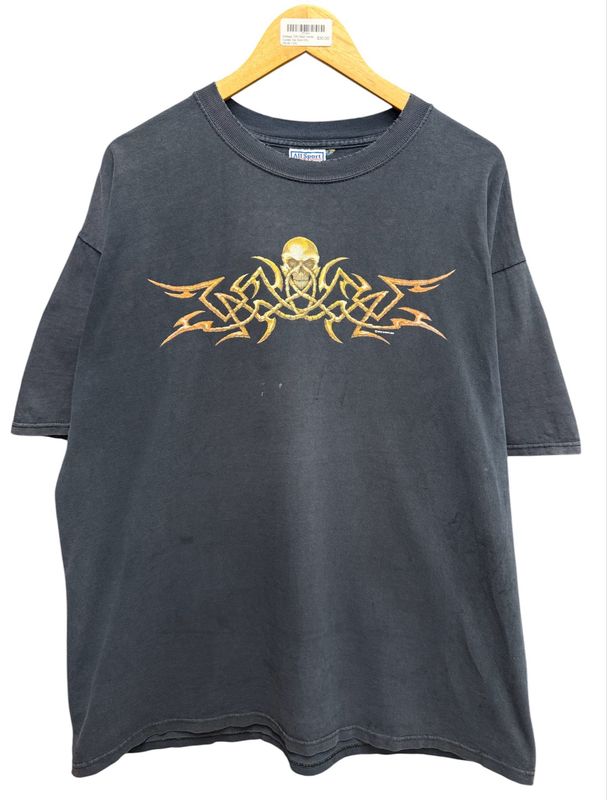 Vintage Y2K Steel Horse Cycles Tee Size XXL 26x30