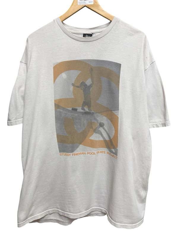 Early 00's Stussy Fineman Pool Skate Project Tee Size XL