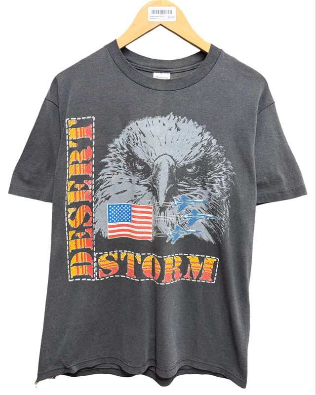 Vintage Desert Storm Tee Size L