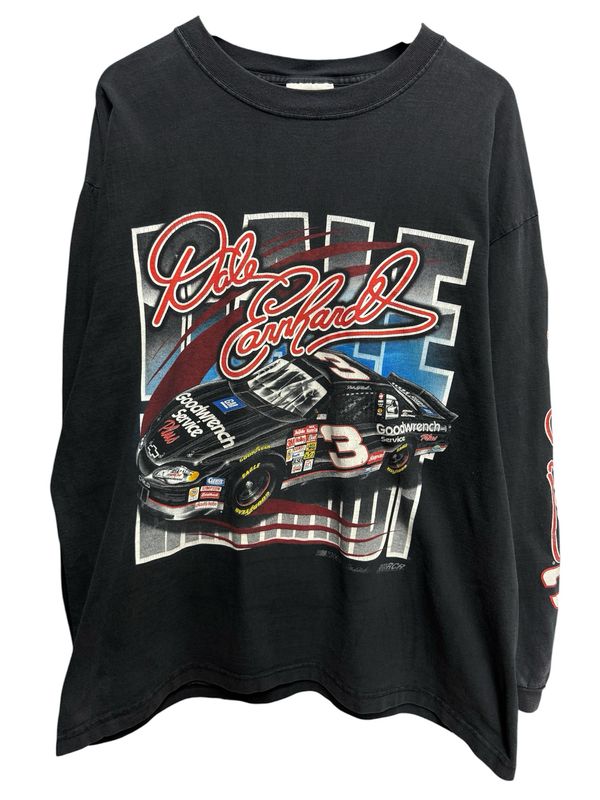 Vintage Dale Earnhardt Nascar L/S Tee Size XXL 25x31