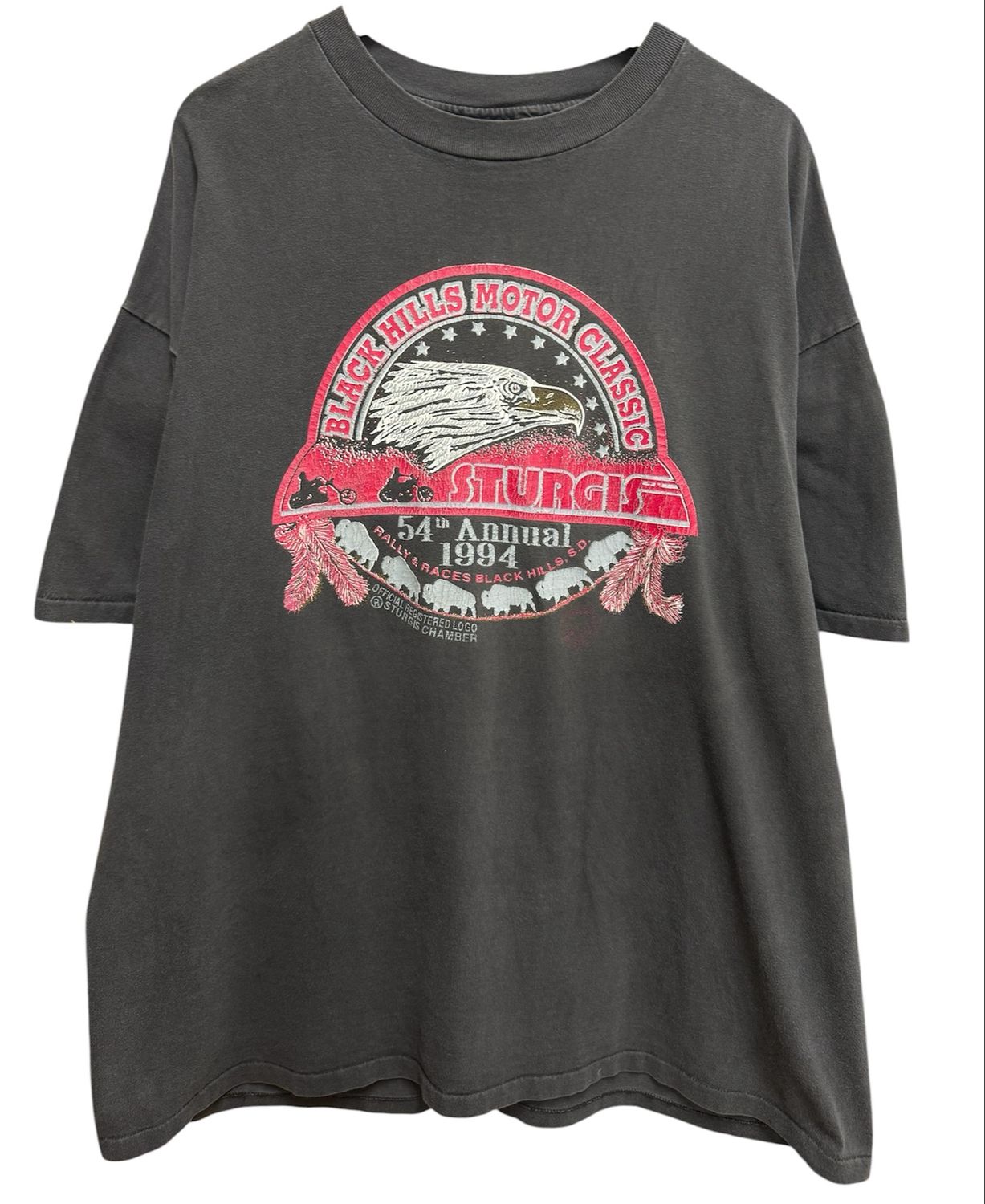 Vintage 1994 Black Hills Sturgis Tee Size XXL 27x33