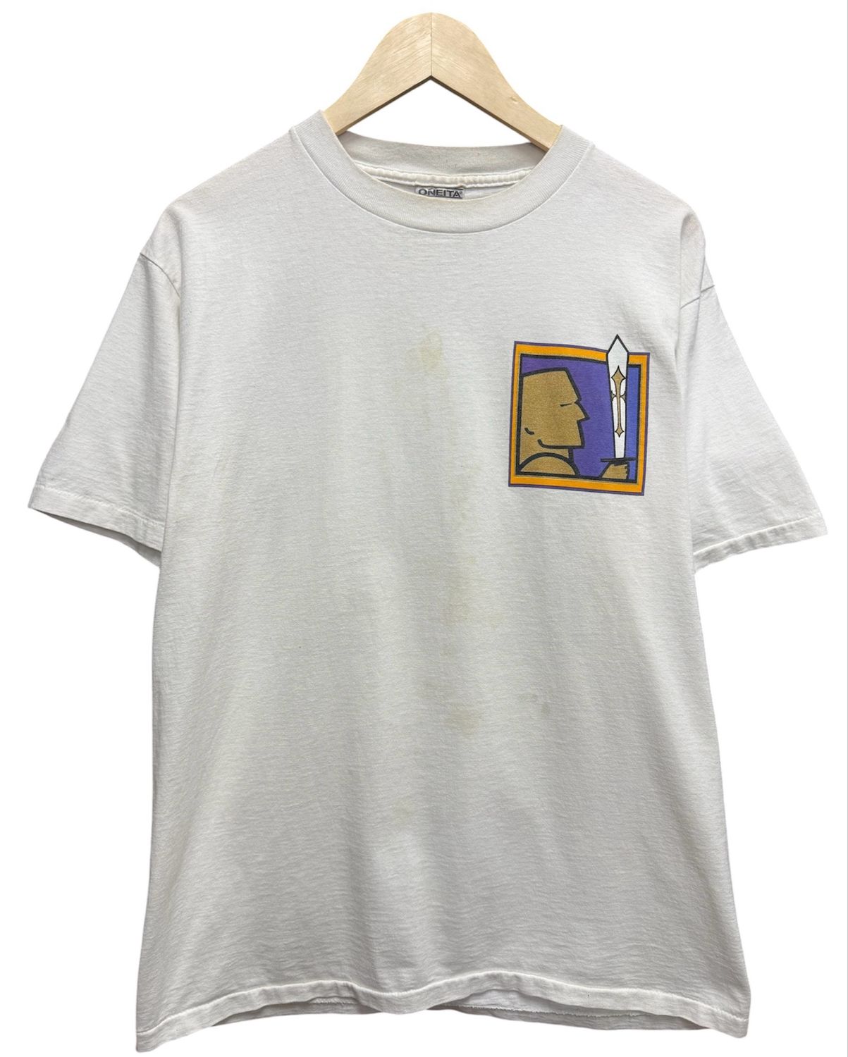 Vtg Man of God Tee Size L 21x30