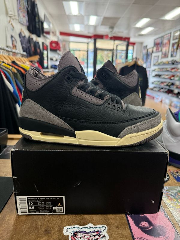 Pre Owned Jordan 3 Retro OG SP A Ma Maniére While You Were Sleeping (Women's) Size 10W,8.5M