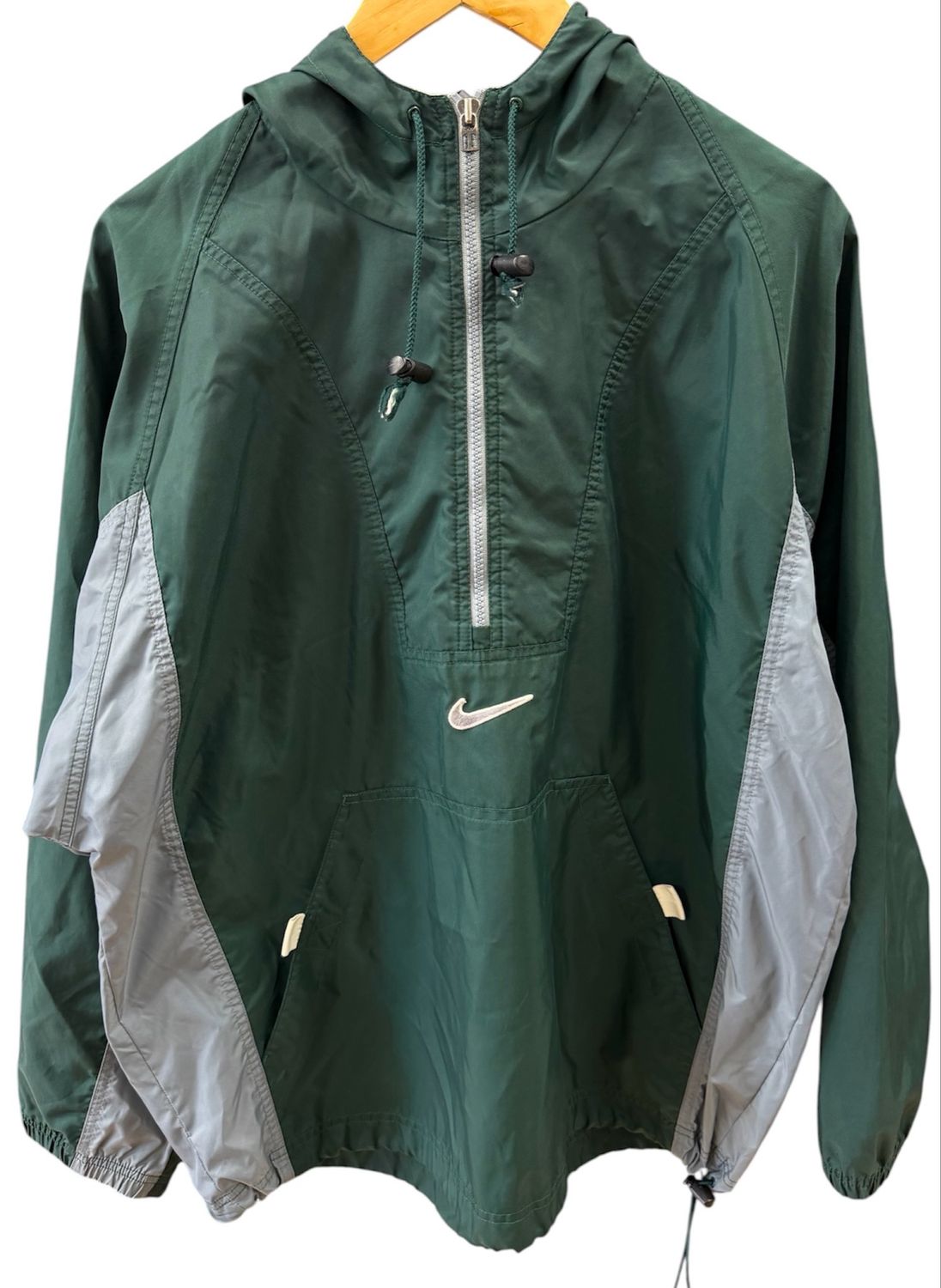 Vintage 90's Nike Windbreaker Green Size M