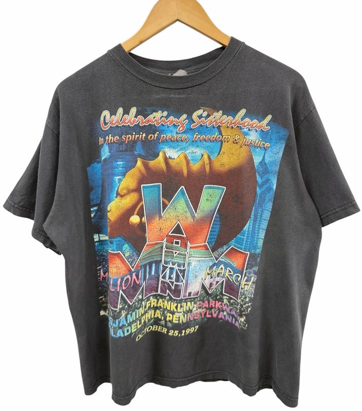 Vintage 1997 Million Woman March Shirt Size Large