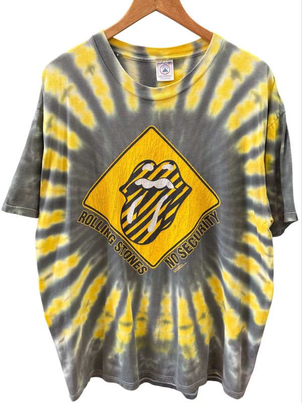 Vintage Rolling Stones No Security Tour Tee Distressed Size XL