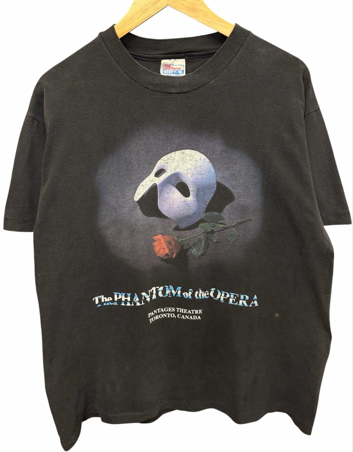 Vtg Phantom of The Opera Toronto,Canada Tee Size L 21x28