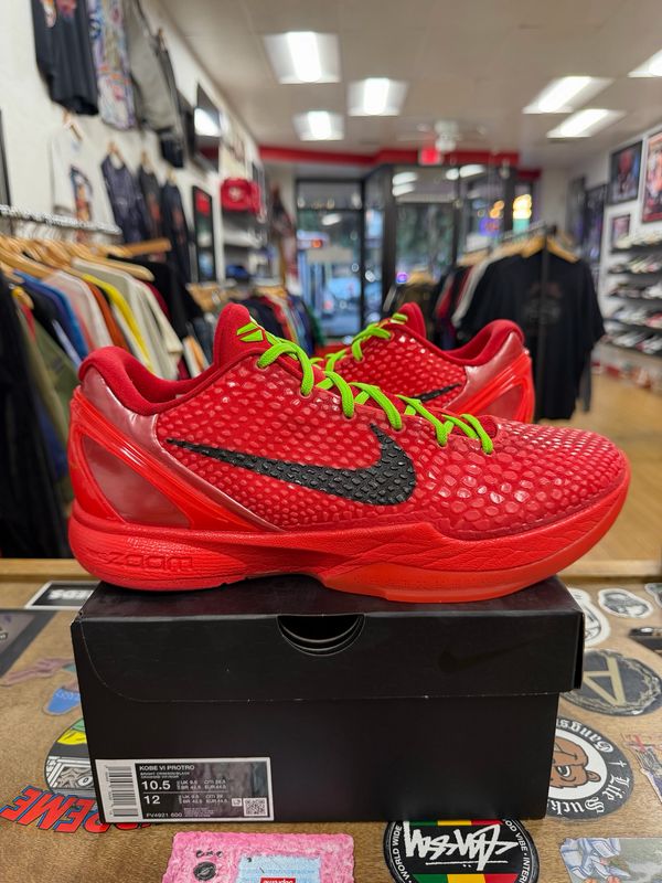 Nike Kobe 6 Protro Reverse Grinch Size 10.5 (Pre-Owned)