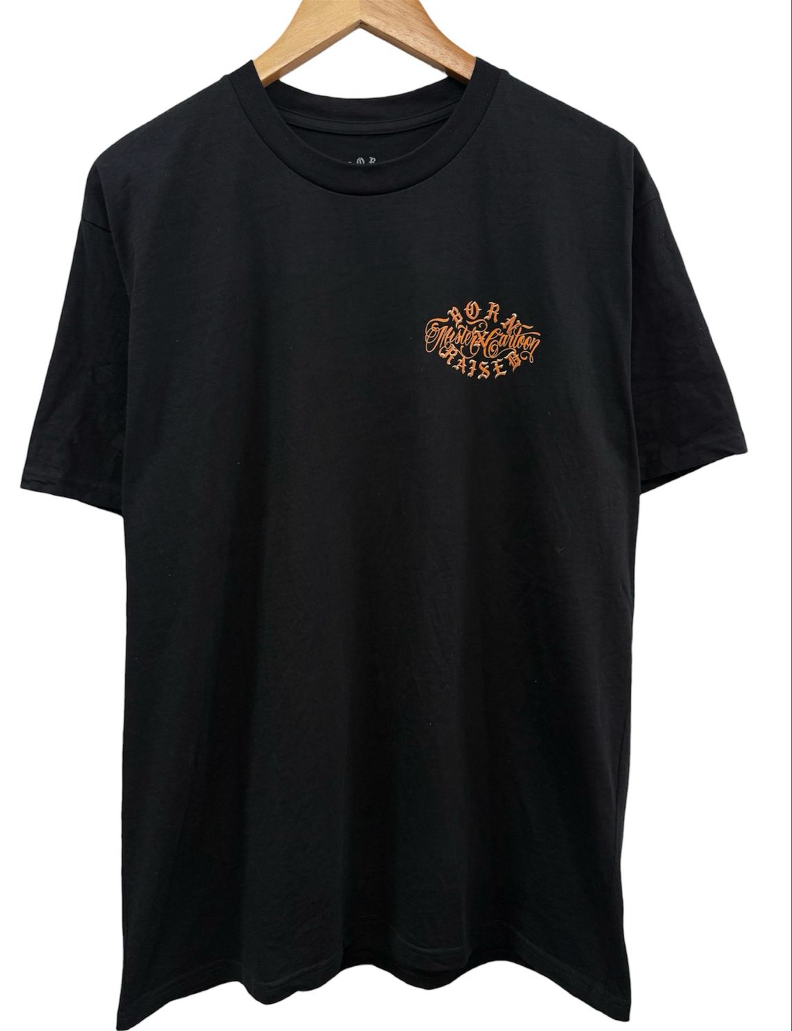 Pre Owned Born x Raised Mister Cartoon Day of The Dead Tee Size L