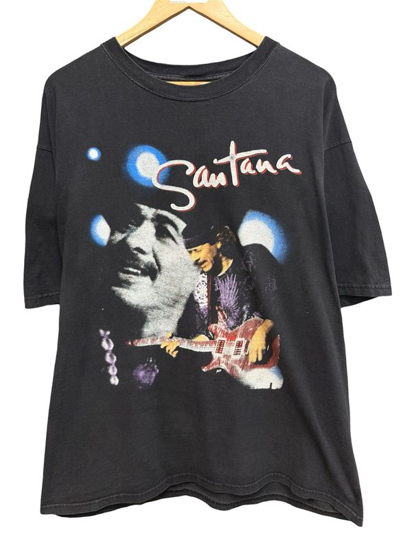 Vintage Santana Supernatural Tour Tee Size XL 24x30