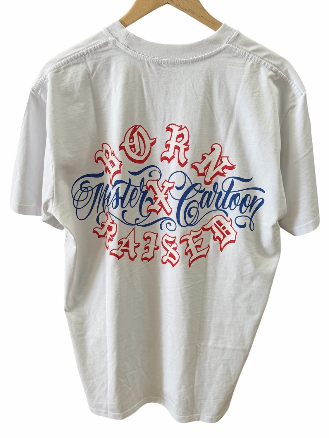 Pre Owned Born x Raised Mister Cartoon Rocker Tee Size L