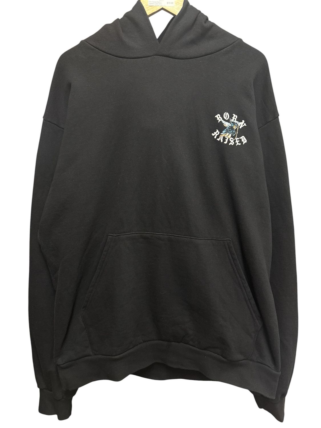 Pre Owned Born x Raised Cupid Grim Reaper Hoodie Size L