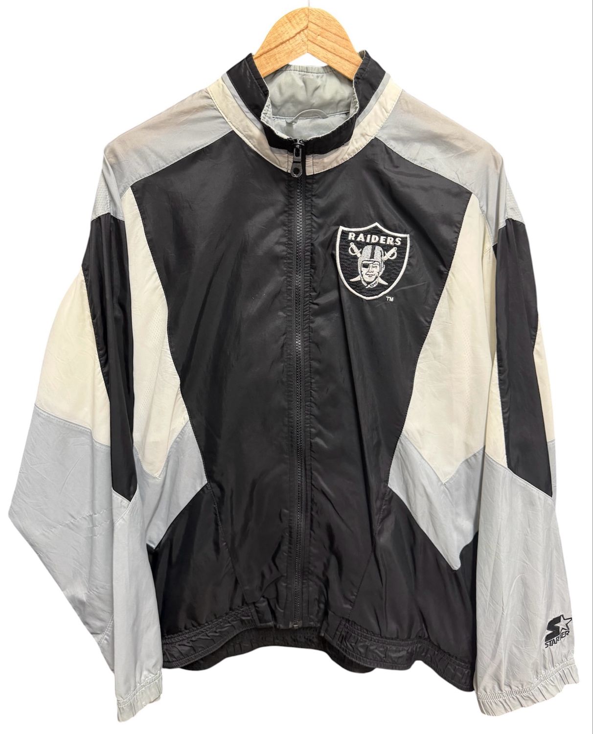 Vintage Starter Raiders Windbreaker Jacket Size M