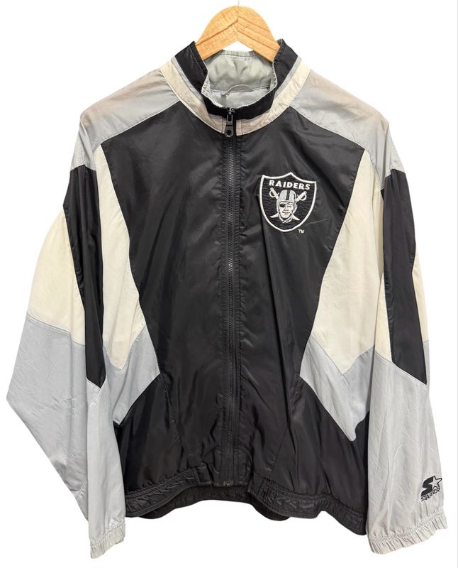 Vintage Starter Raiders Windbreaker Jacket Size M