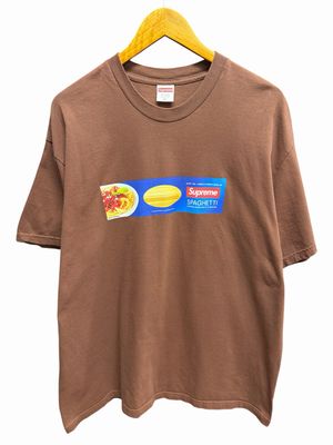 SUpreme Spaghetti Tee Brown Size XL (Pre-Owned)