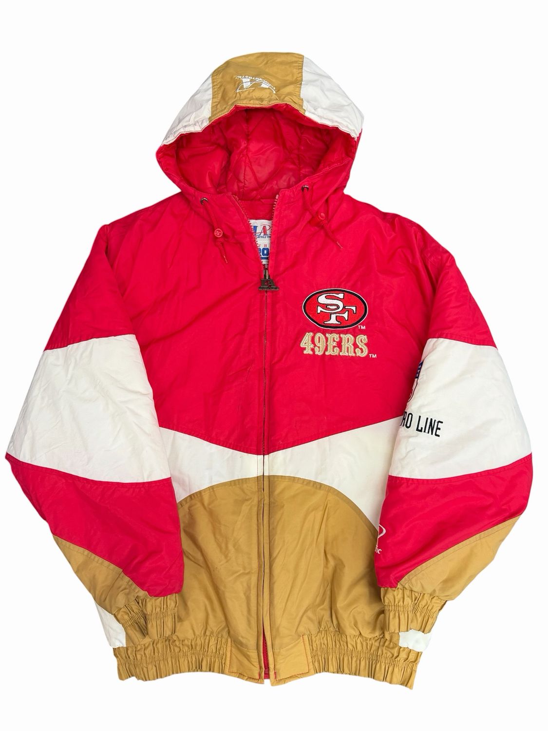 Vintage Sf 49ers Logo Athletic Pro Line Jacket Size M 27 x31