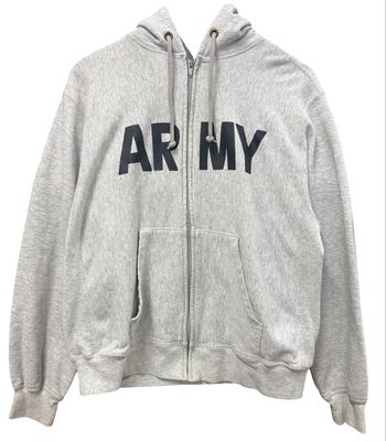 Army Zip Up Jacket Size L (Fits M) 23x26